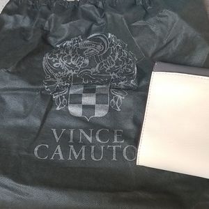 Vince Camuto genuine leather tri-color clutch